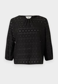 OBJLAILA 3/4 RE NOOS - Bluse - black