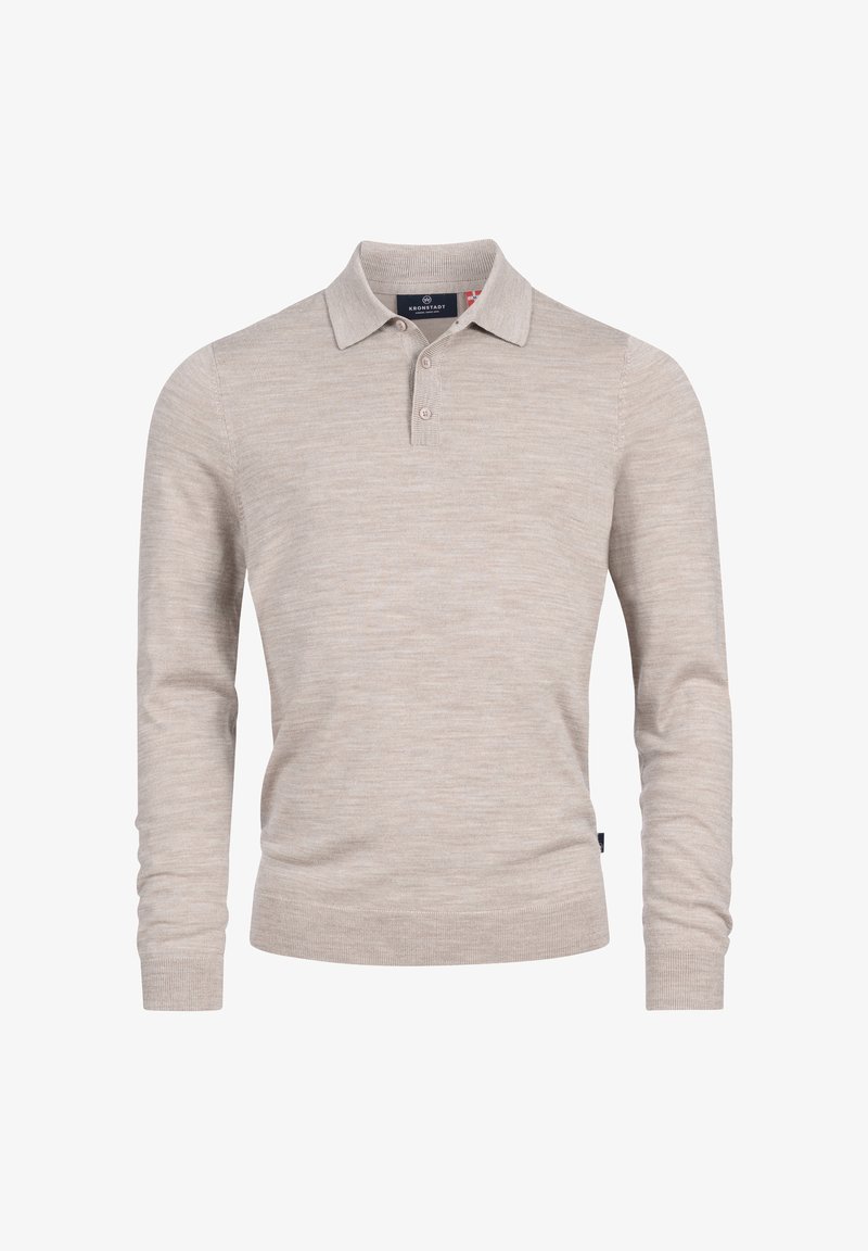 Kronstadt Polo shirt sand mix/beige Zalando - Main Image