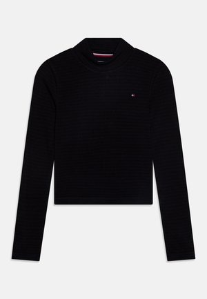 Top s dlouhým rukávem - black