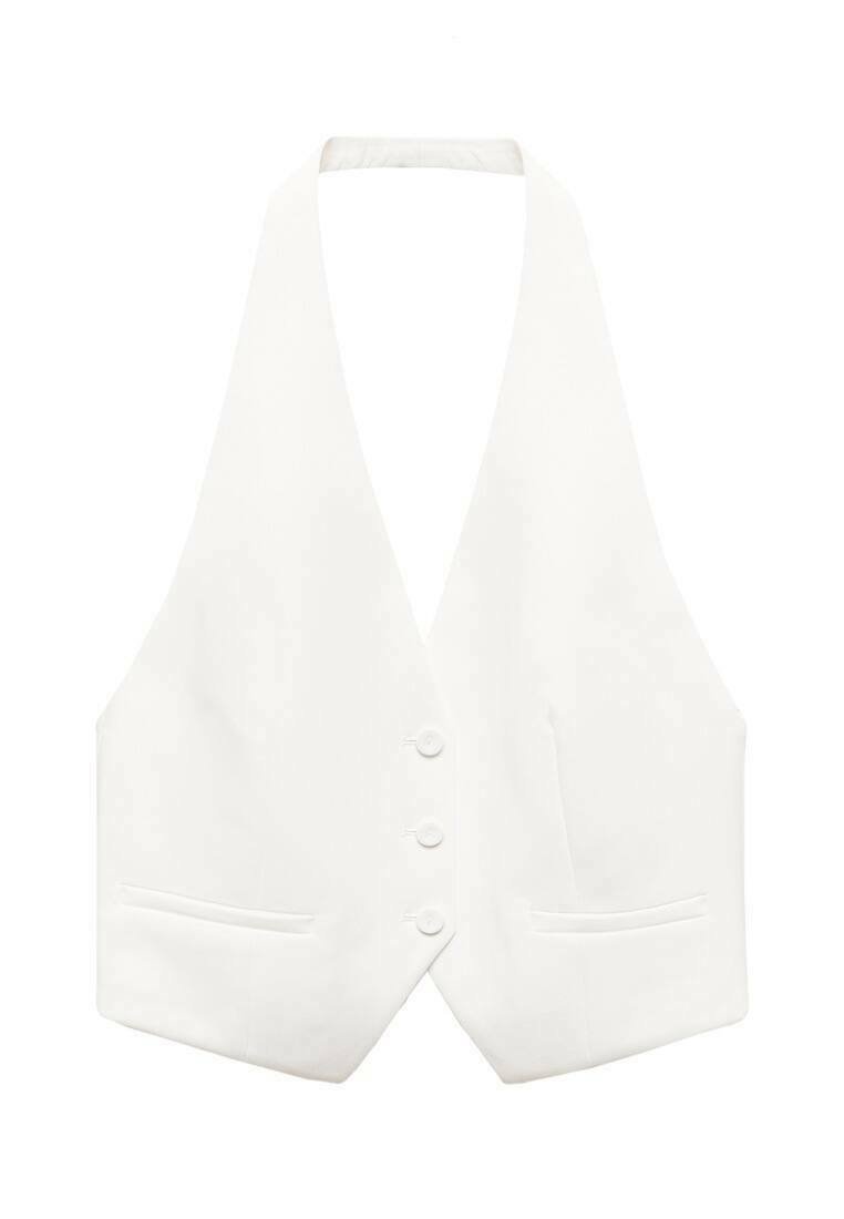 Mango Bodywarmer wit