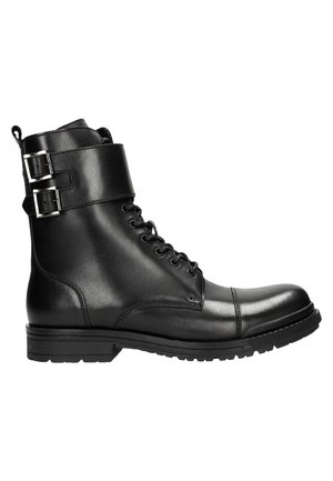 Schnürstiefelette - czarny