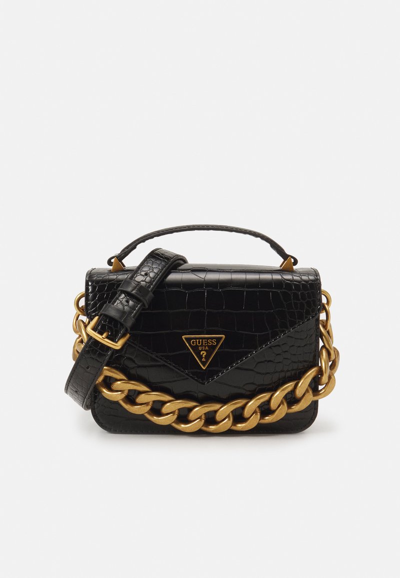 Guess RETOUR HANDLE FLAP Across body bag schwarz/black Zalando.co.uk