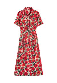 Seasalt Cornwall Vestido camisero - red stripey floral moss