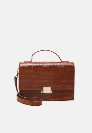 Taška s příčným popruhem - cognac