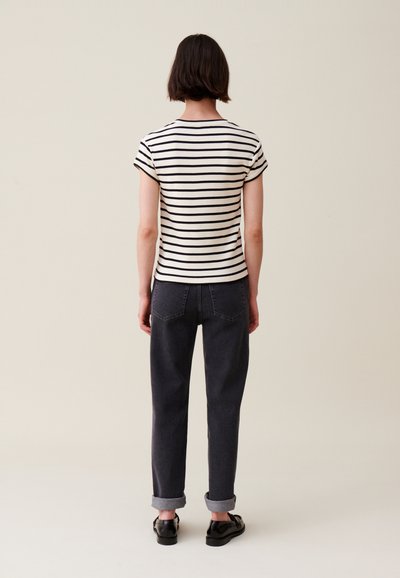 Claudie Pierlot T-SHIRT MANCHES COURTES MARINIÈRE - Camiseta estampada - bicolore