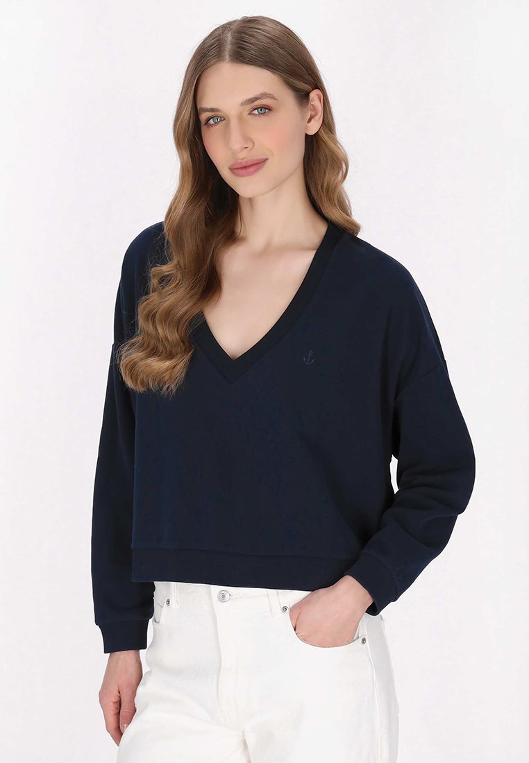 dreimaster Sweater donkerblauw