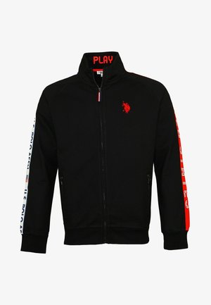 U.S. Polo Assn. Mikina na zip - black