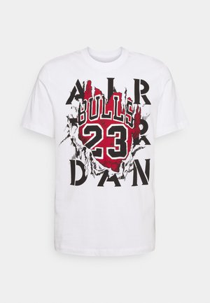 CREW - T-shirt con stampa - white