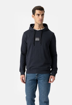 TRIORA GRAPHIC PULLOVER  - Kapuzenpullover - dark navy