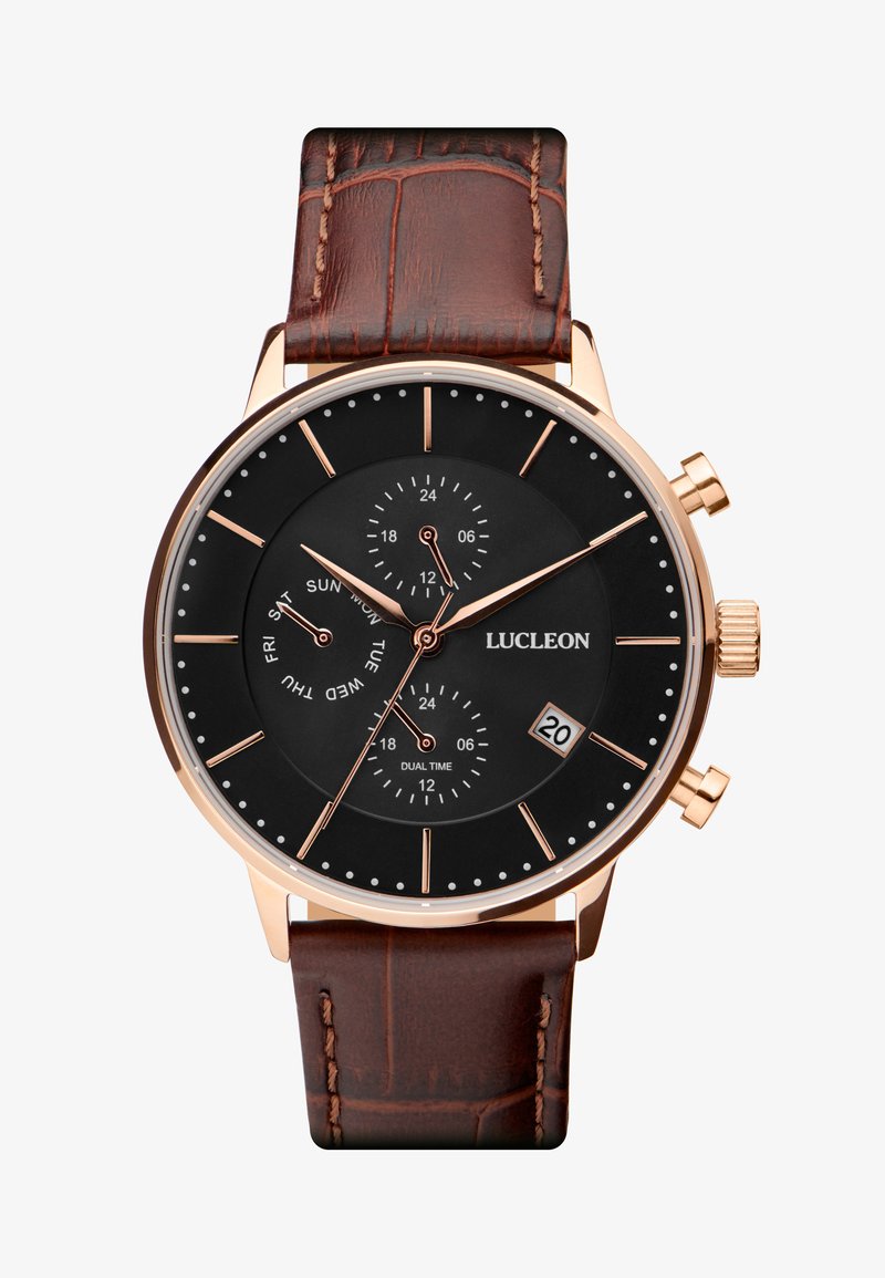 LUCLEON LAURENS - Kronografklokke - brown