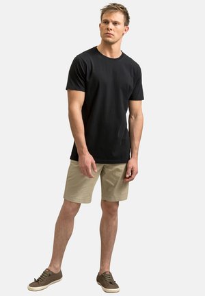 CREW NECK REGULAR FIT - Basic T-shirt - tar