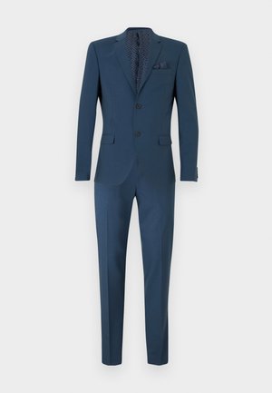 Isaac Dewhirst NOTCH SUIT SLIM - Κοστούμι - teal
