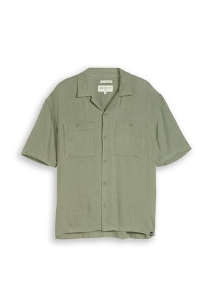 TOM TAILOR DENIM, LOOSE FIT RESORT MIT - Chemise - sea spray
