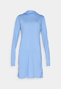 ABISKO SUN HOODIE DRESS - Haljina od žerseja - ultramarine