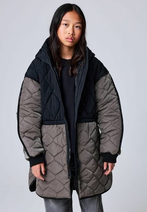 smALLSAINTS, LONGLINE QUILTED JACKET - Wintermantel - black pink