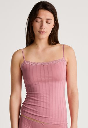 Calida SPAGHETTI - Maglietta intima - blush flower