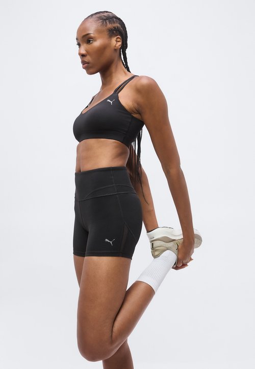 PUMA SHAPE BRA LOW - Light support sports bra - black — foto 4