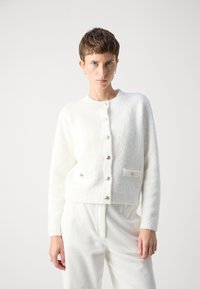 Lindex LUNAR - Chaqueta de punto - light dusty white