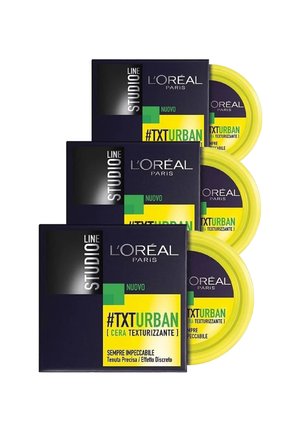 L'ORÉAL PARIS CERA PER CAPELLI STUDIO LINE TXT, CERA MALLEABILE, 75ML - 3 PACK - Siero per capelli