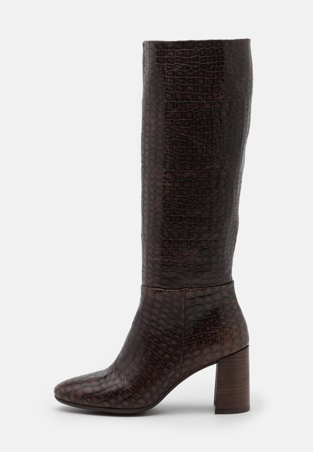 AGATA - Stiefel - testa di moro