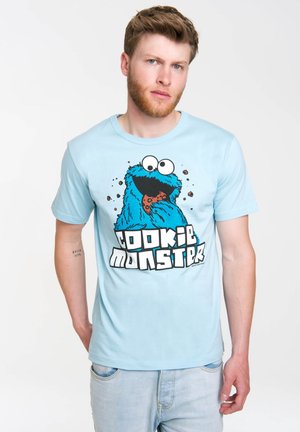 KRÜMELMONSTER SESAMSTRASSE - T-Shirt print - hellblau