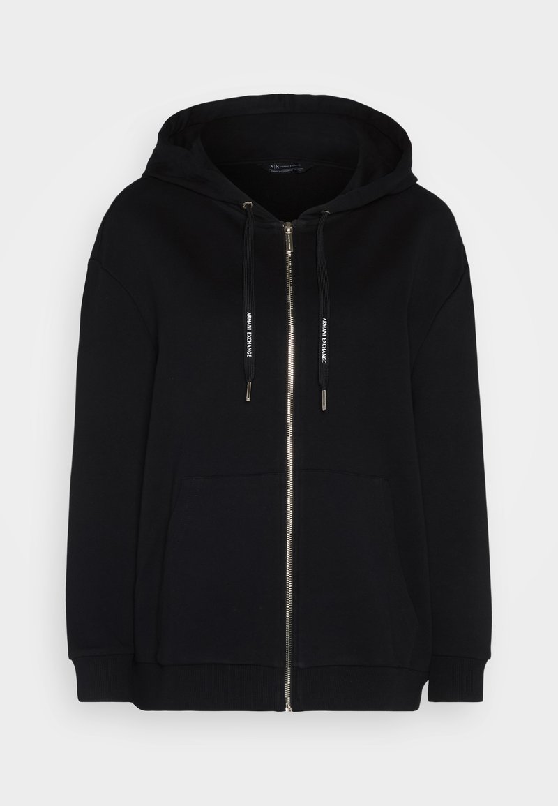 Armani Exchange Sweater met rits zwart Armani Exchange Sweater met rits zwart