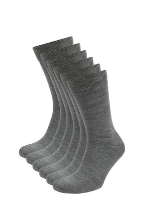 6-PACK - Sokken - grijs