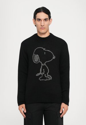 MAGLIA GIROCOLLO - Strickpullover - nero
