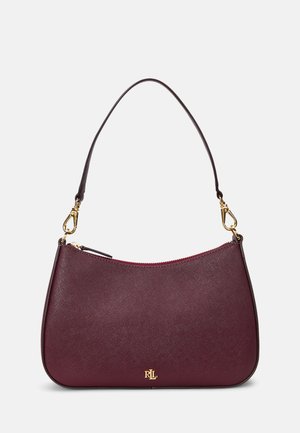 CROSSHATCH LEATHER MEDIUM DANNI BAG - Handtas - pinot noir