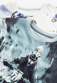 Next LONG SLEEVE 2 PACK - REGULAR FIT SET - Pižama - white blue motorbike