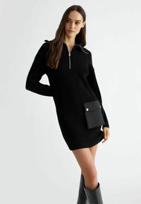 LIU JO Vabalt langev kleit - black
