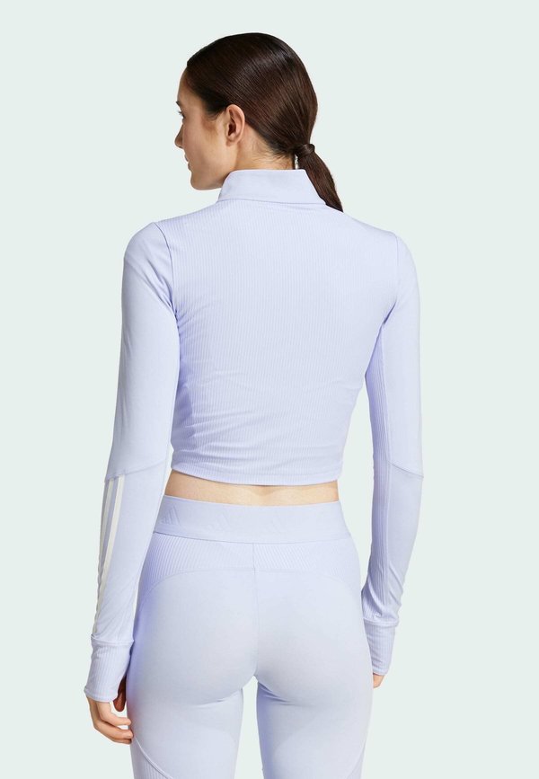 HYPERGLAM FULL-ZIP RIBBED COVER-UP - Cardigan - violet tone4