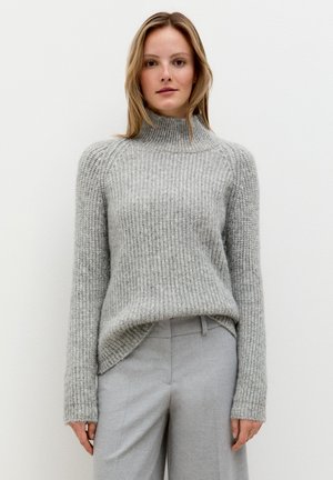 SCHIMMERNDER - Strickpullover - silvergrey melange