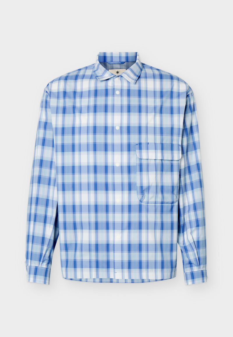 Snow Peak FADE CHECK BREEZY SHIRT - Shirt - light blue - Zalando.co.uk