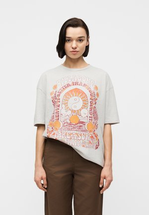 SURF TRIP - Μπλουζάκι με στάμπα - grey heather