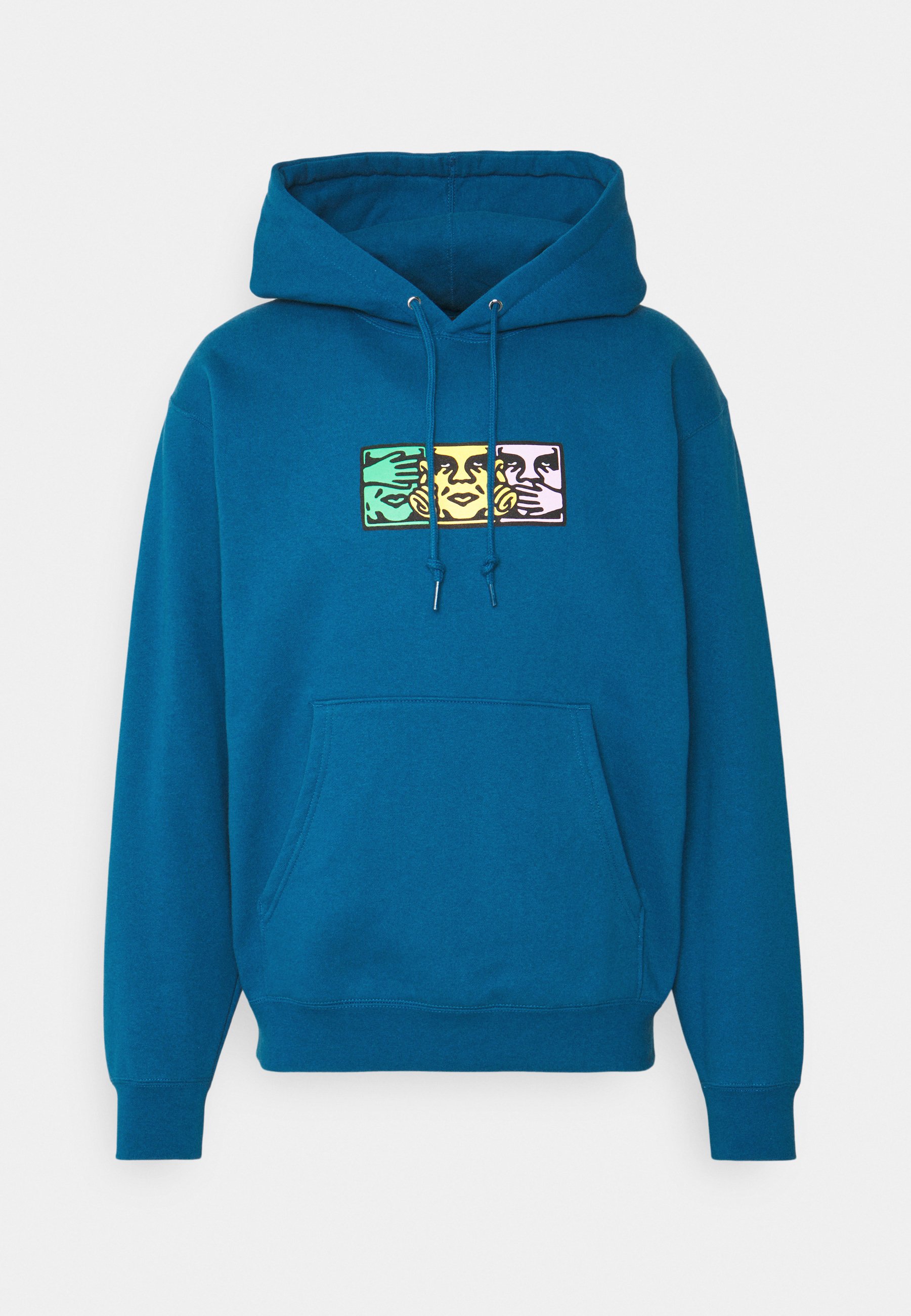 obey hoodie blue