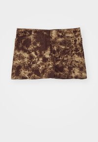 SKIRT - A-linjainen hame - dyed brown