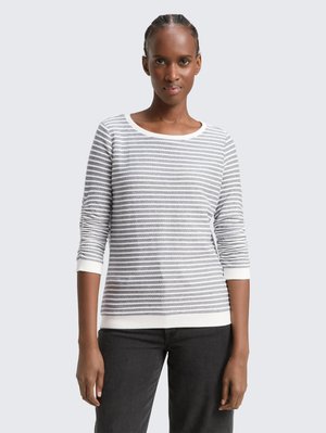 STRIPED JACQUARD  - Svetrík - blue/white