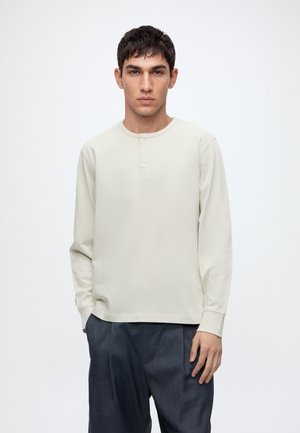 Selected, SLMDOMESTIC RONAN - Long sleeved top - silver birch
