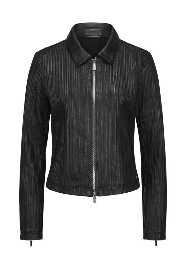 MSINARI - Lederjacke - schwarz