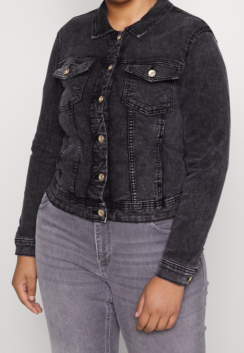 ONLY Carmakoma Jeansjacka - grey denim