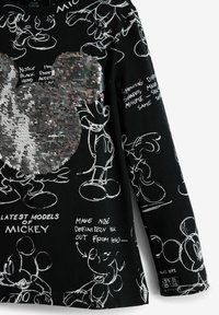 Desigual MICKEY SEQUIN - Hosszú ujjú felső - black