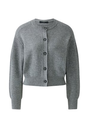 Oui, STRICKJACKE - Gilet - steel grey