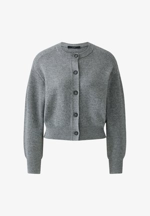 Oui, STRICKJACKE - Gilet - steel grey