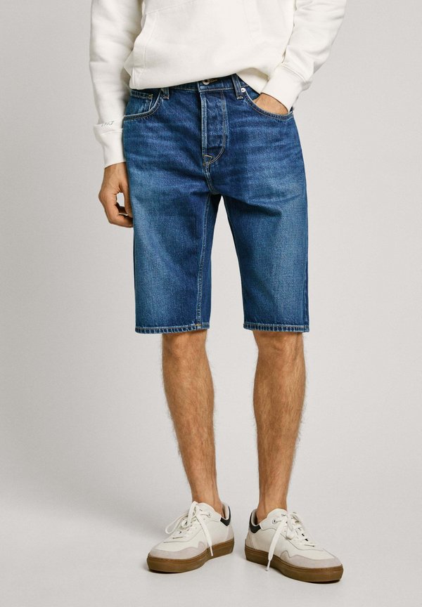 CALLEN - Jeans Shorts - medium stone wash