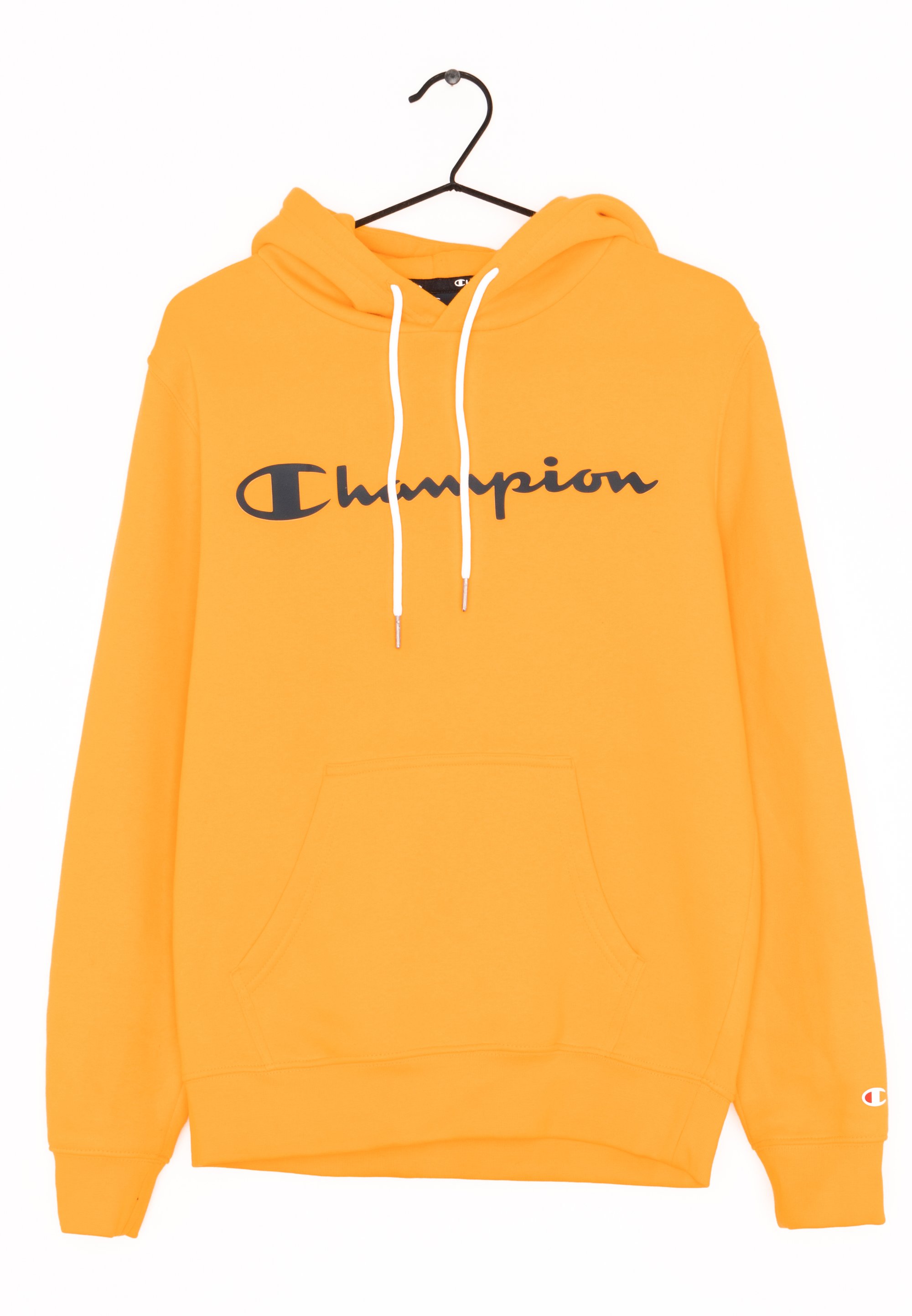 Fleece Hoodie Champion Hoodie Mens Yellow Custom Logo Champion