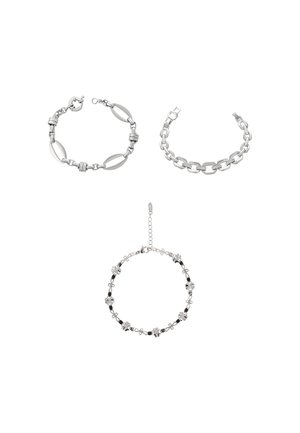 SET - Armbånd - silver-coloured