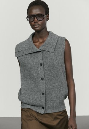 Massimo Dutti, Bodywarmer - dark grey