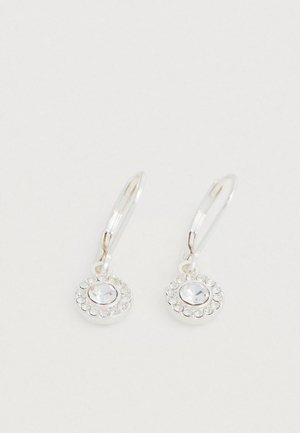 PAVE DROP - Náušnice - silver-coloured
