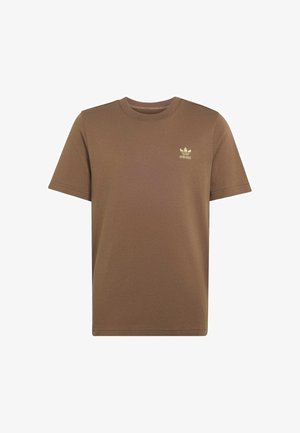adidas Originals, ADIDAS ORIGINALS ESS TEE UNISEX - Jednoduché tričko - earth strata